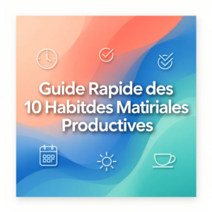 Guide Rapide des 10 Habitudes Matinales Productives